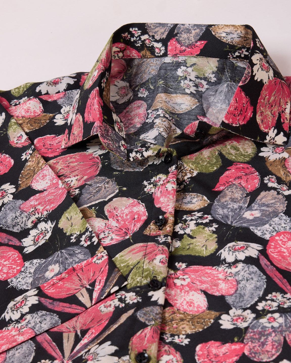 Glamorous Black Digital Printed Cotton Top Palazzo Co-Ord Set