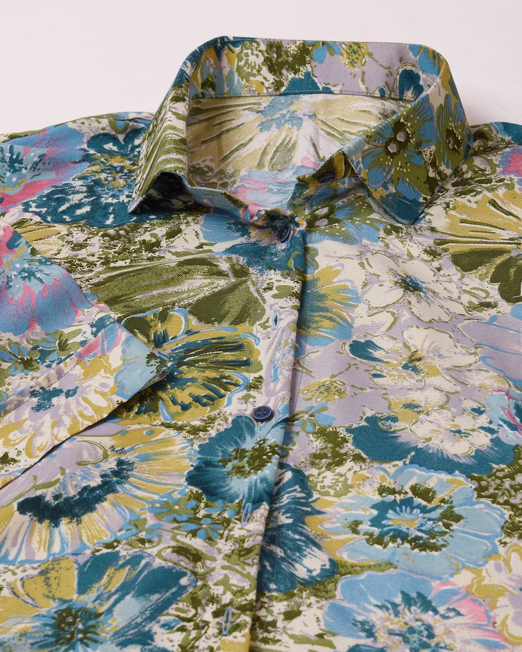 Glamorous Green Digital Printed Cotton Top Palazzo Co-Ord Set