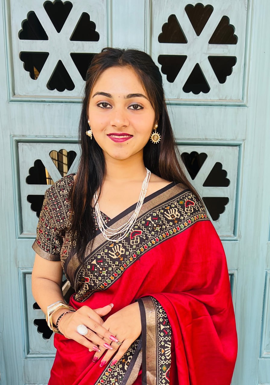 Rani Soft Mul Mul Cotton Silk Kalamkari Prints Saree