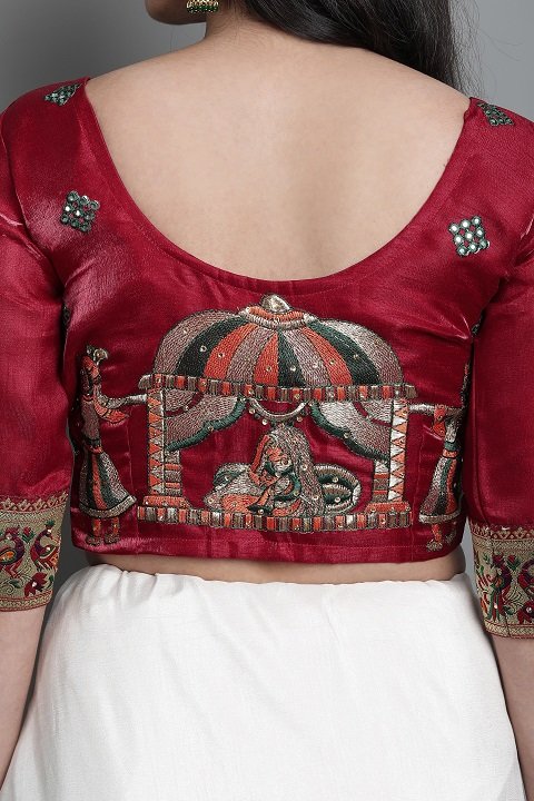 Patola Silk Saree | White, Bottle Green, Red Panetar Wedding Saree | Doli Design Saree