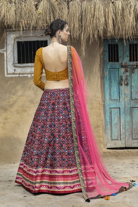 Rani and Multi Color Printed Lehenga Choli Collection