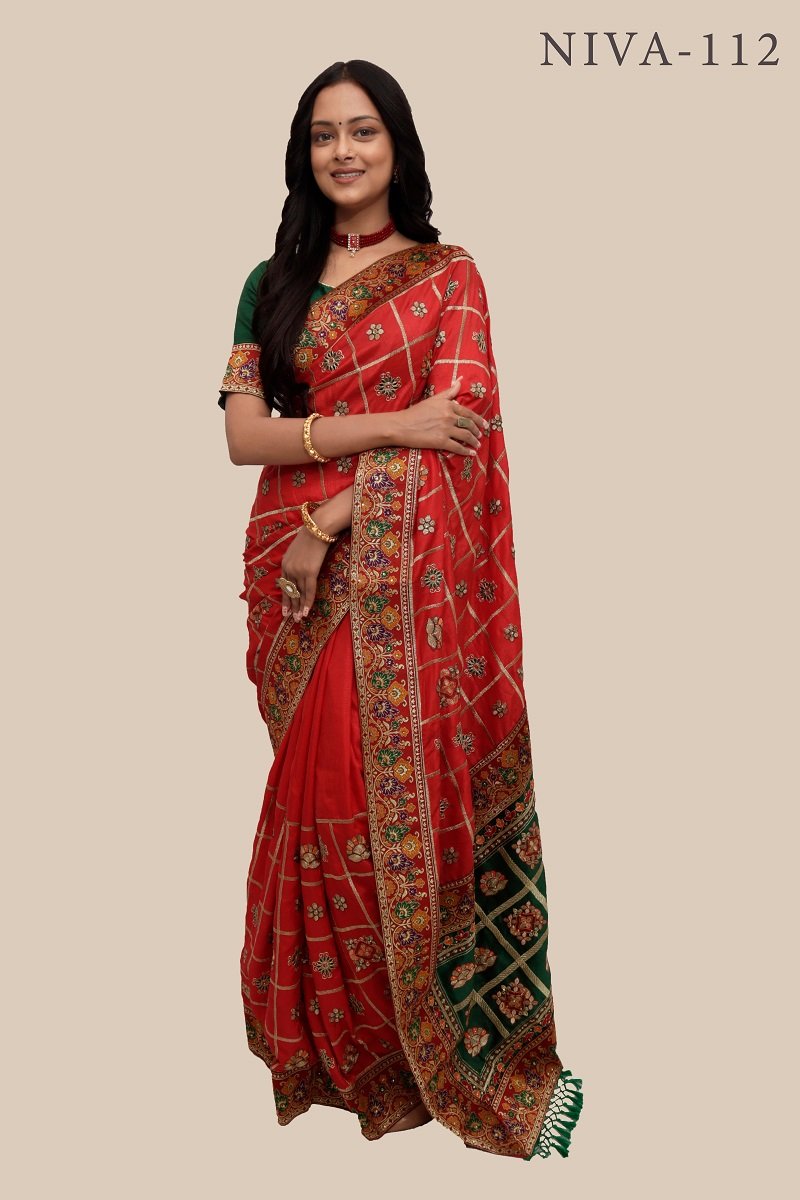 New Launching Soft Silk Patola Saree