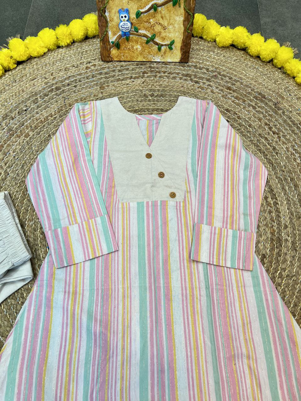 Designer Heavy Cotton Lining Kurti Pant