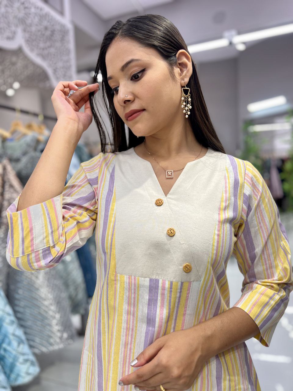 Designer Heavy Cotton Lining Kurti Pant