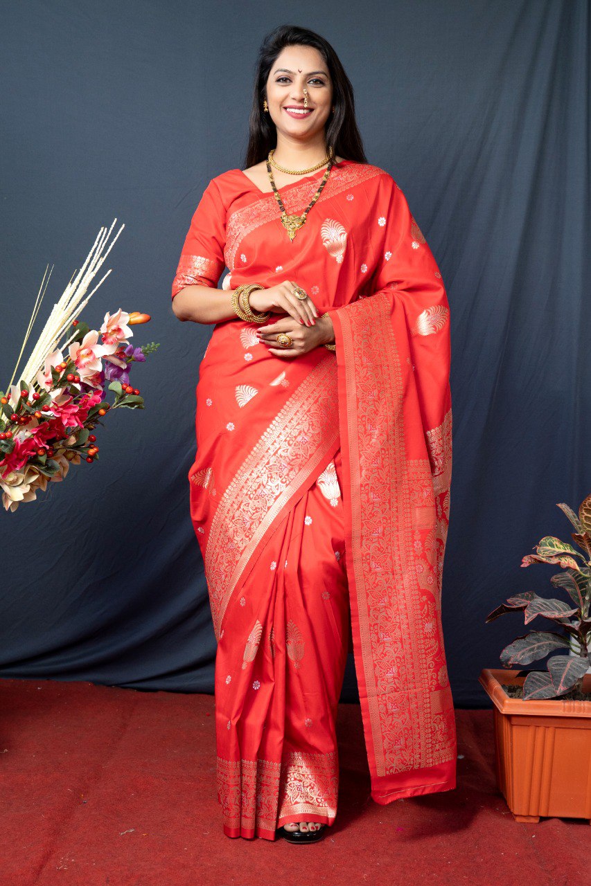 Kanchipuram Pure Silk With gold jari handloom saree