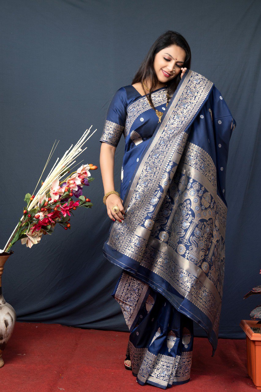 Kanchipuram Pure Silk With gold jari handloom saree