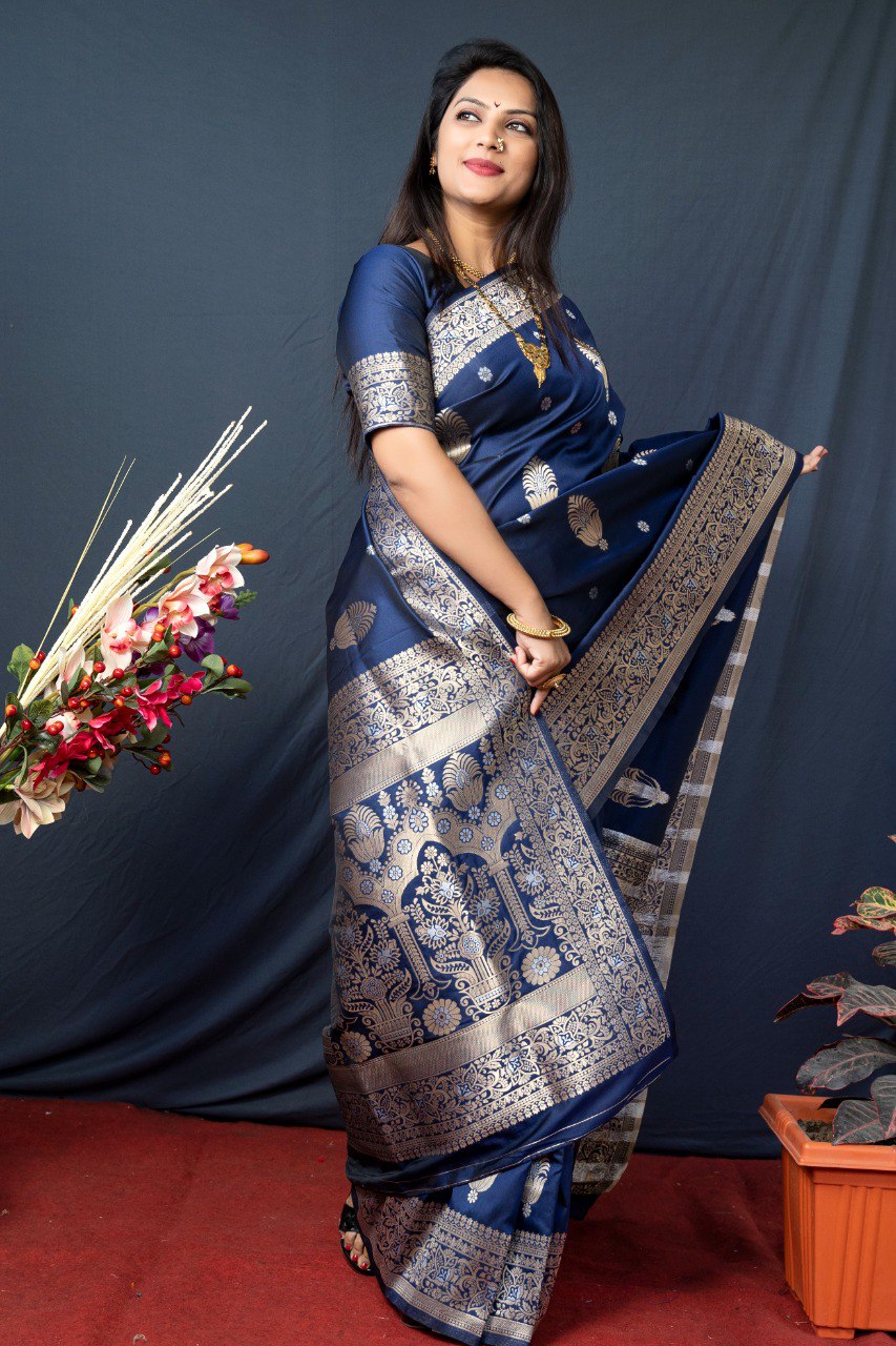 Kanchipuram Pure Silk With gold jari handloom saree