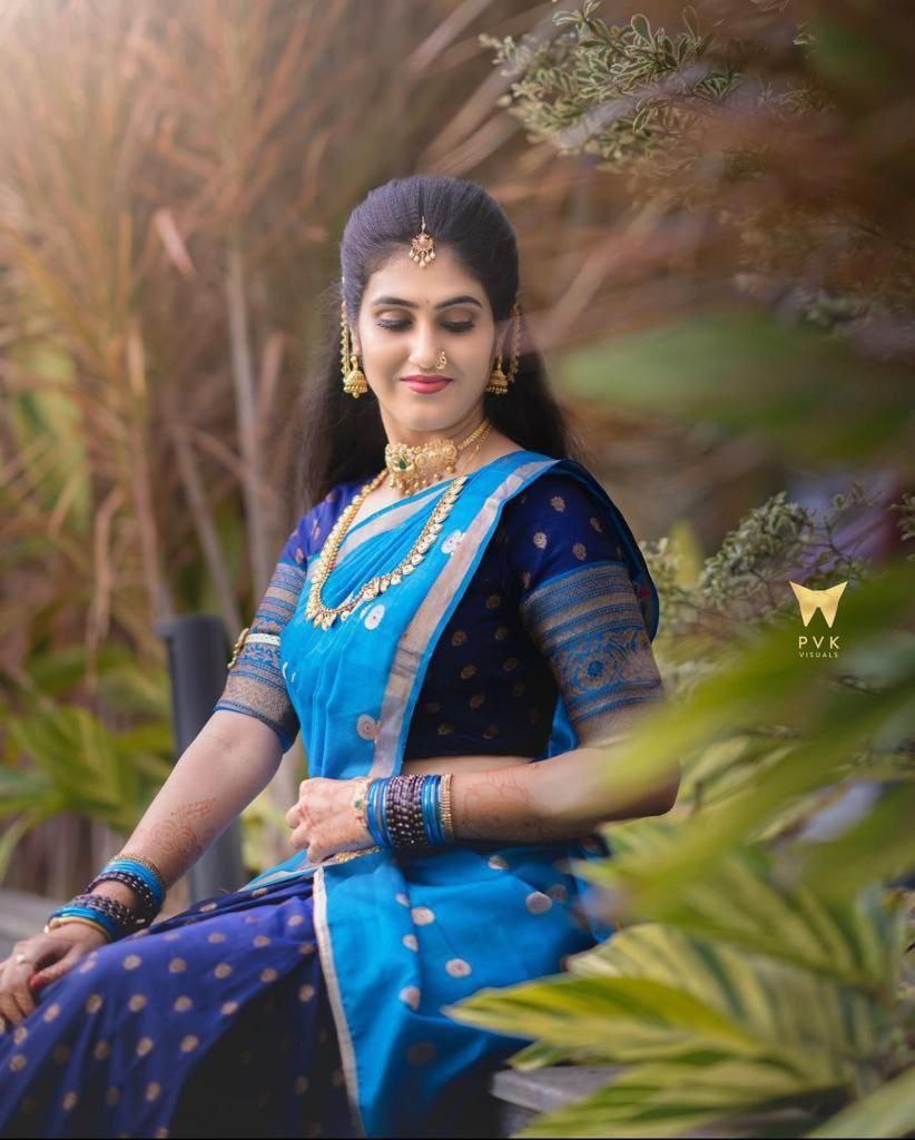 Blue Kanjiveram Silk Zari Lehanga With Blouse Along With Heavy Jacqurad Jari Work Duppta