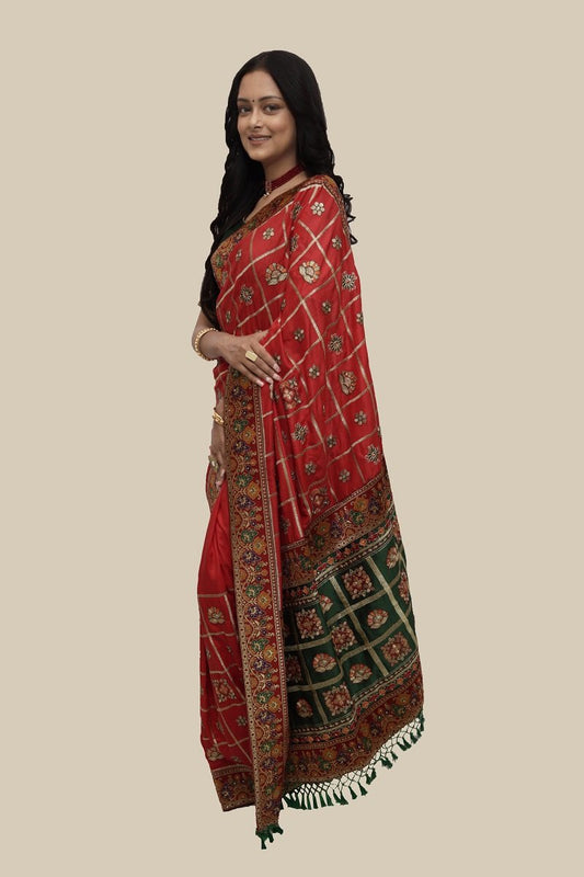 New Launching Soft Silk Patola Saree