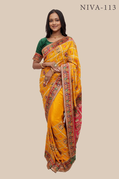 New Launching Soft Silk Patola Saree