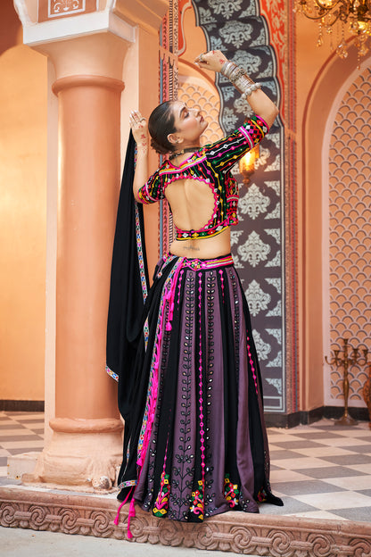 Purple Exclusive New Navratri Chaniya Choli Collection