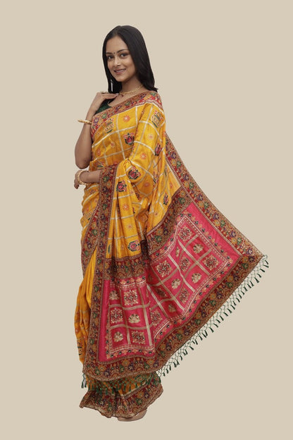 New Launching Soft Silk Patola Saree