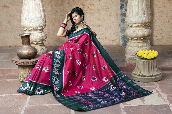 Party Wear Exclusive Pink Color Weaving Work SareeParty Wear Exclusive Pink Color Weaving Work Saree