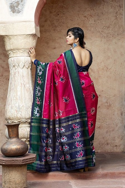 Party Wear Exclusive Pink Color Weaving Work SareeParty Wear Exclusive Pink Color Weaving Work Saree