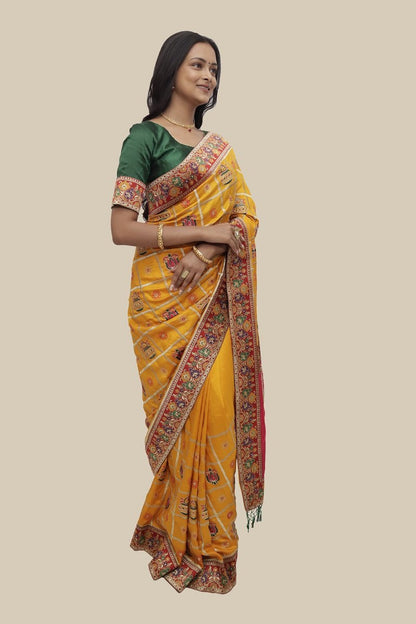 New Launching Soft Silk Patola Saree