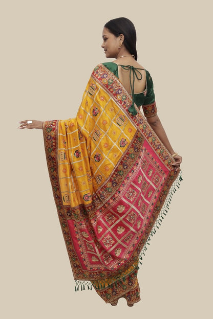 New Launching Soft Silk Patola Saree