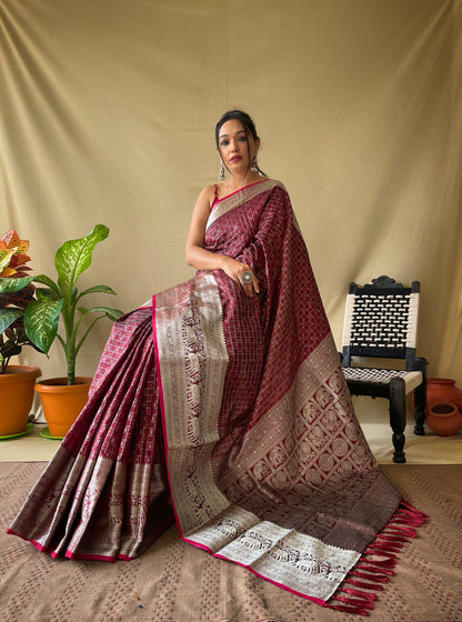 Brown Color Kanjivaram Silk Saree