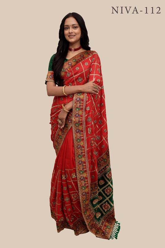 New Launching Soft Silk Patola Saree