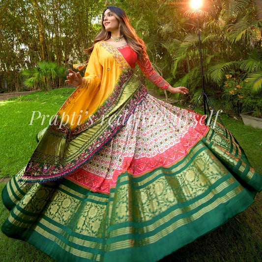 Fancy Digital Print Work Real Mirror Work Lehenga Choli