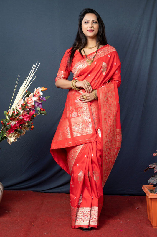 Kanchipuram Pure Silk With gold jari handloom saree