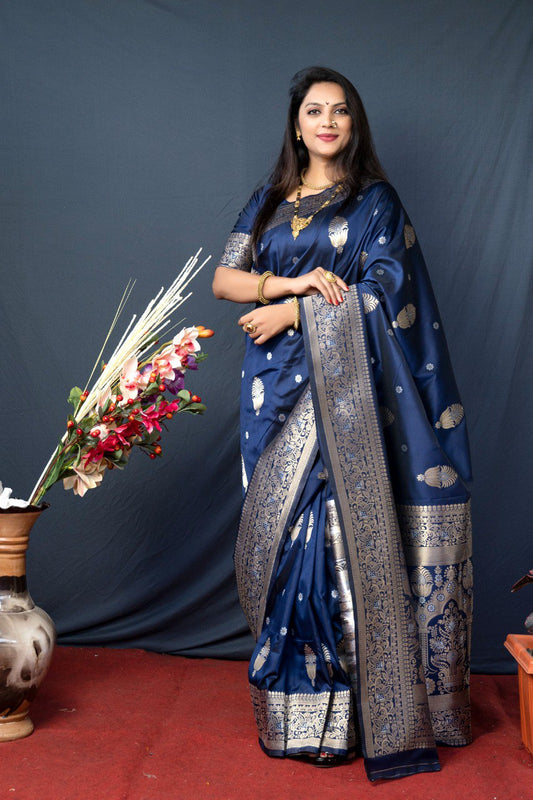 Kanchipuram Pure Silk With gold jari handloom saree