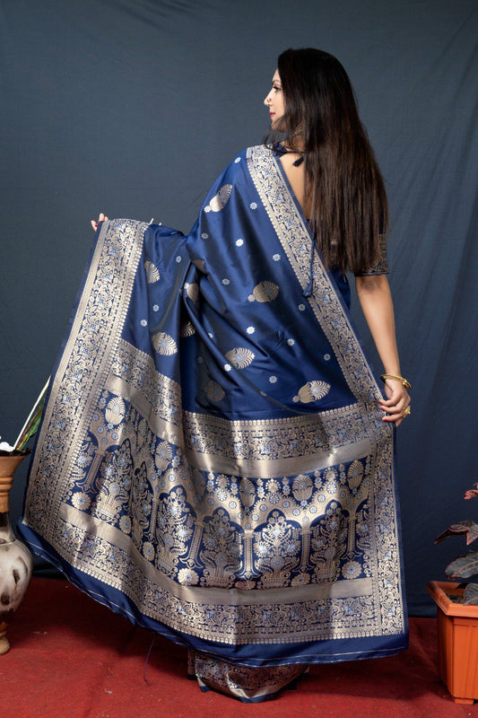 Kanchipuram Pure Silk With gold jari handloom saree