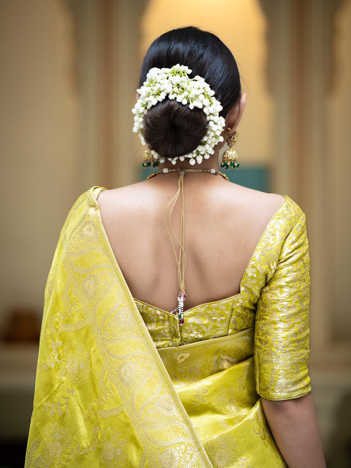 Yellow Color Pure Banarasi Golden Zari Weaving and Soft Silk Saree