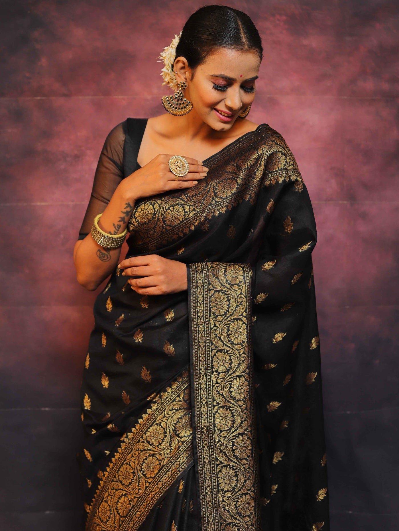 Wedding Wear Traditional Banarasi Soft Silk Saree