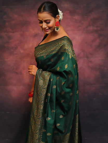 Wedding Wear Traditional Banarasi Soft Silk Saree