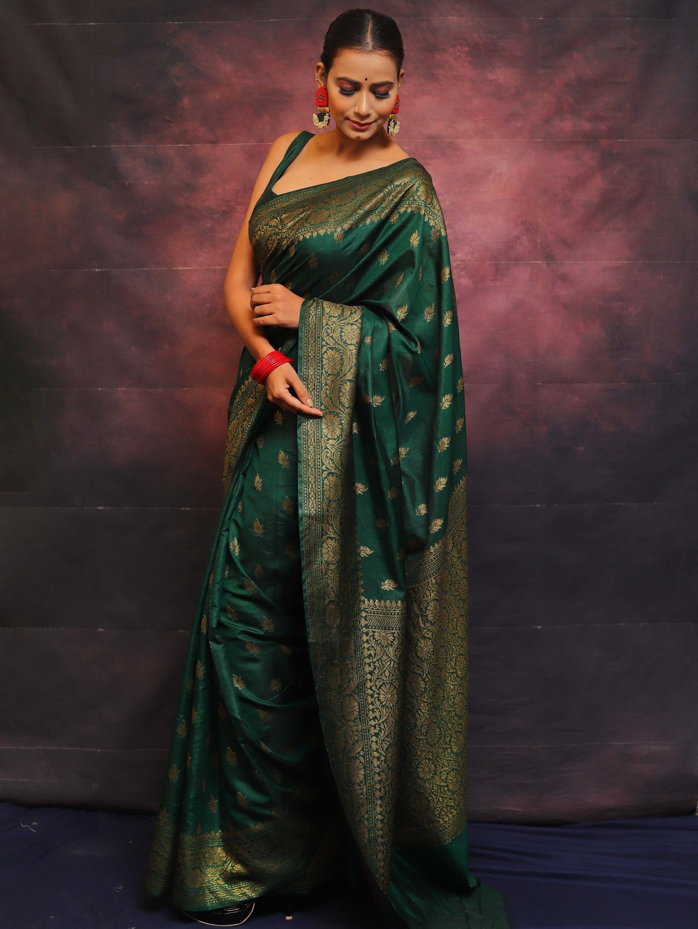 Wedding Wear Traditional Banarasi Soft Silk Saree