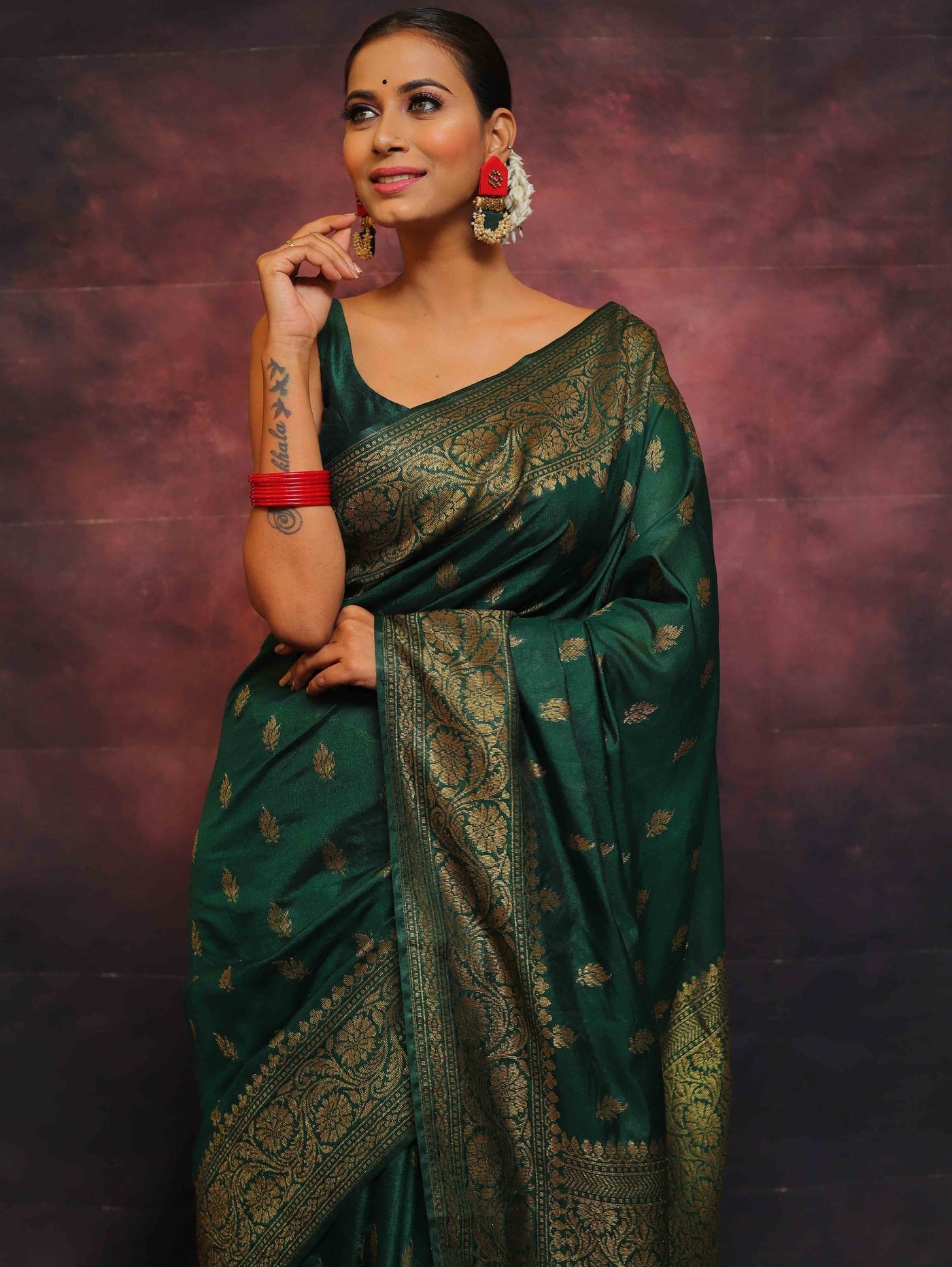 Wedding Wear Traditional Banarasi Soft Silk Saree