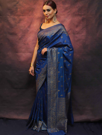 Wedding Wear Traditional Banarasi Soft Silk Saree