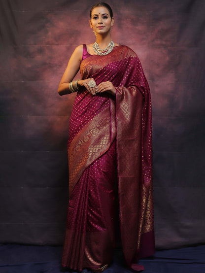 Wedding Wear Traditional Banarasi Soft Silk Saree