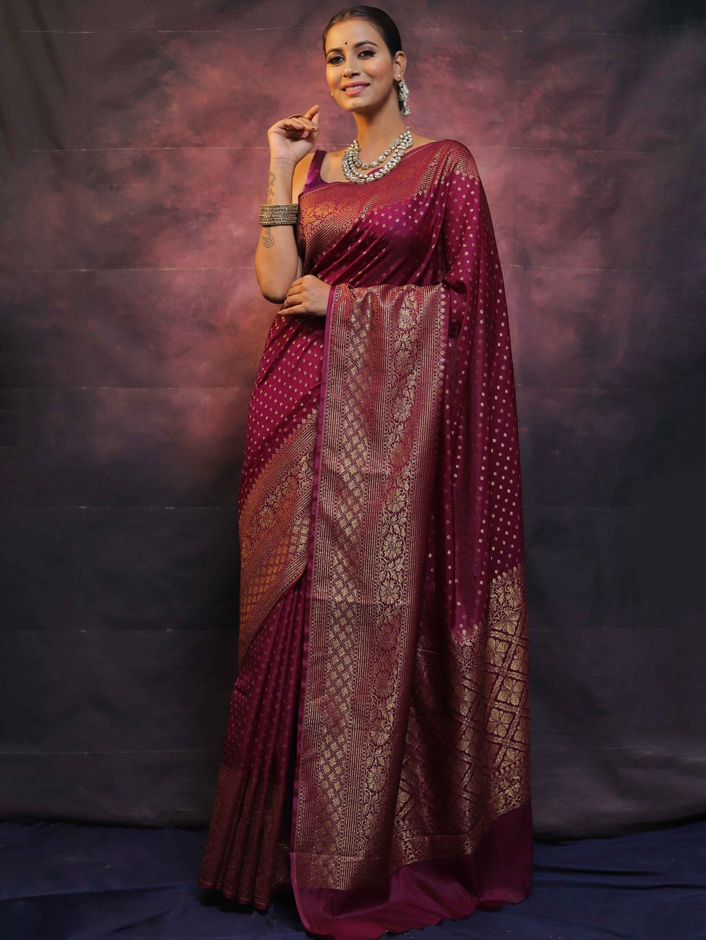 Wedding Wear Traditional Banarasi Soft Silk Saree