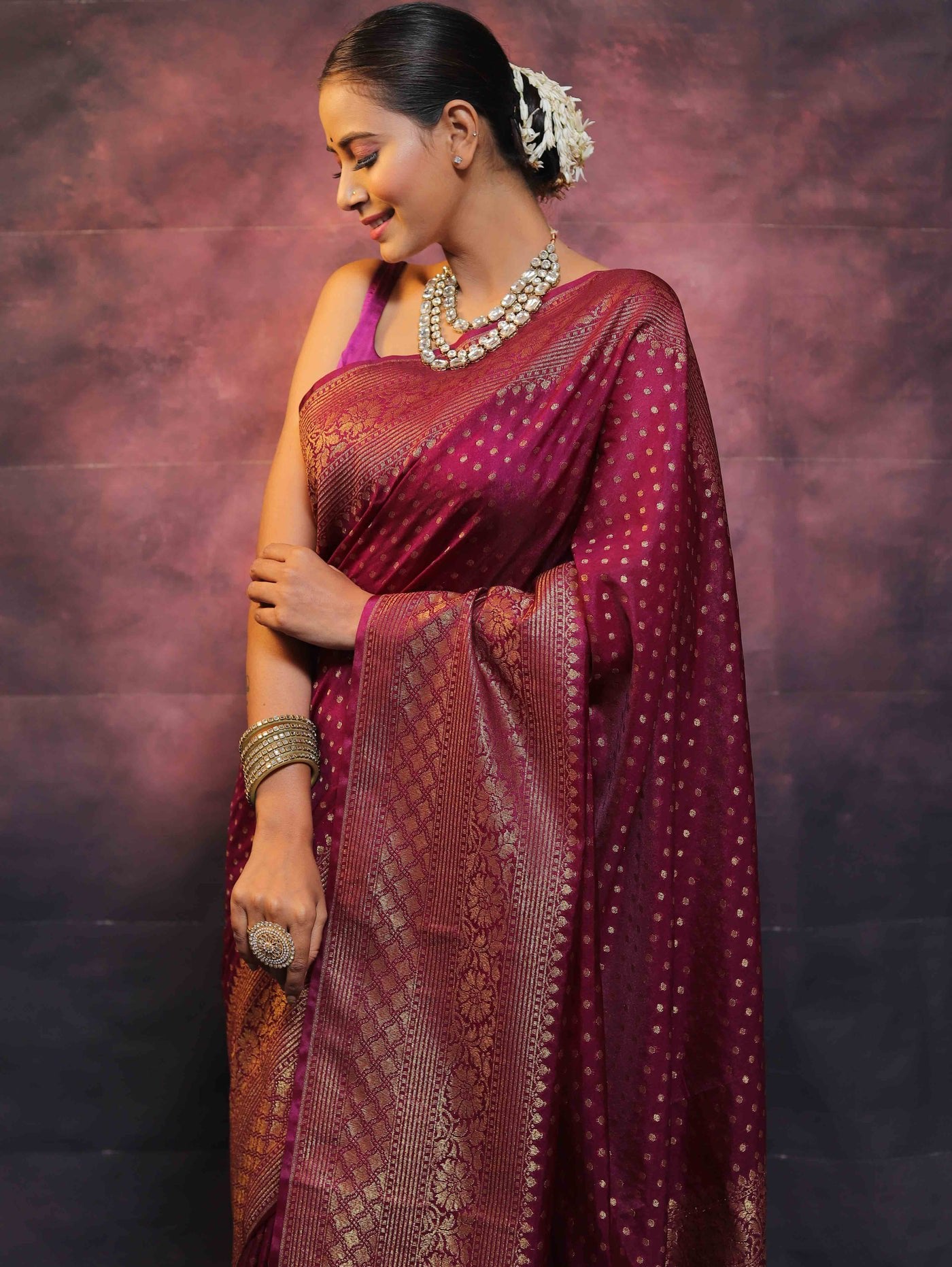 Wedding Wear Traditional Banarasi Soft Silk Saree