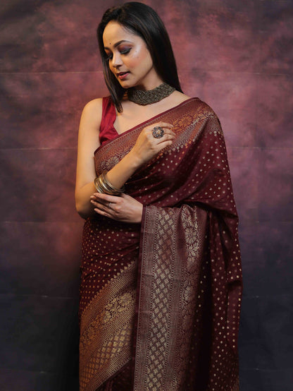 Wedding Wear Traditional Banarasi Soft Silk Saree