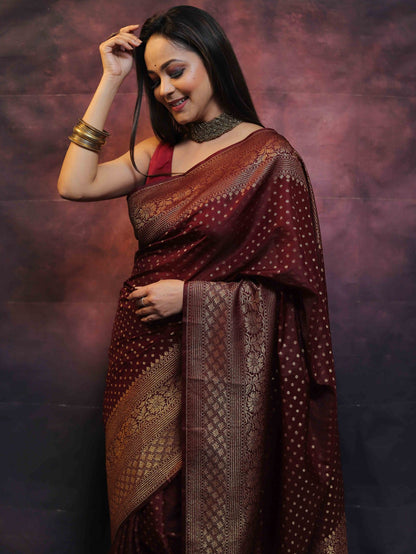 Wedding Wear Traditional Banarasi Soft Silk Saree