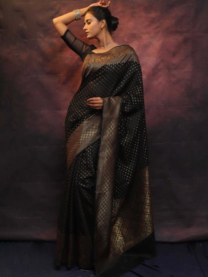 Wedding Wear Traditional Banarasi Soft Silk Saree