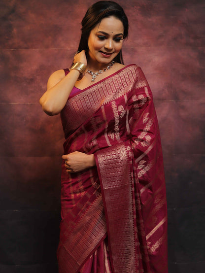 Wedding Wear Traditional Banarasi Soft Silk Saree