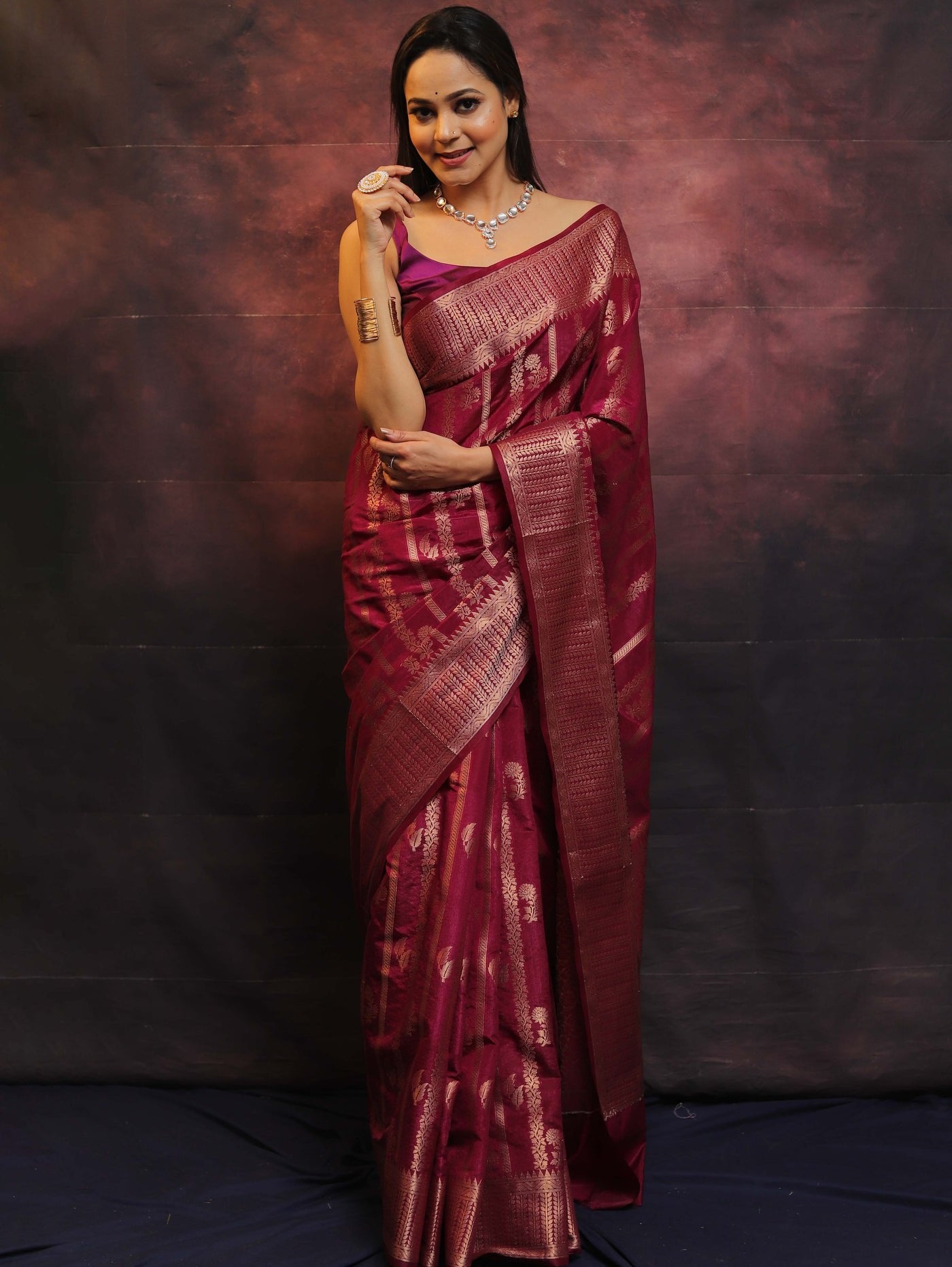 Wedding Wear Traditional Banarasi Soft Silk Saree