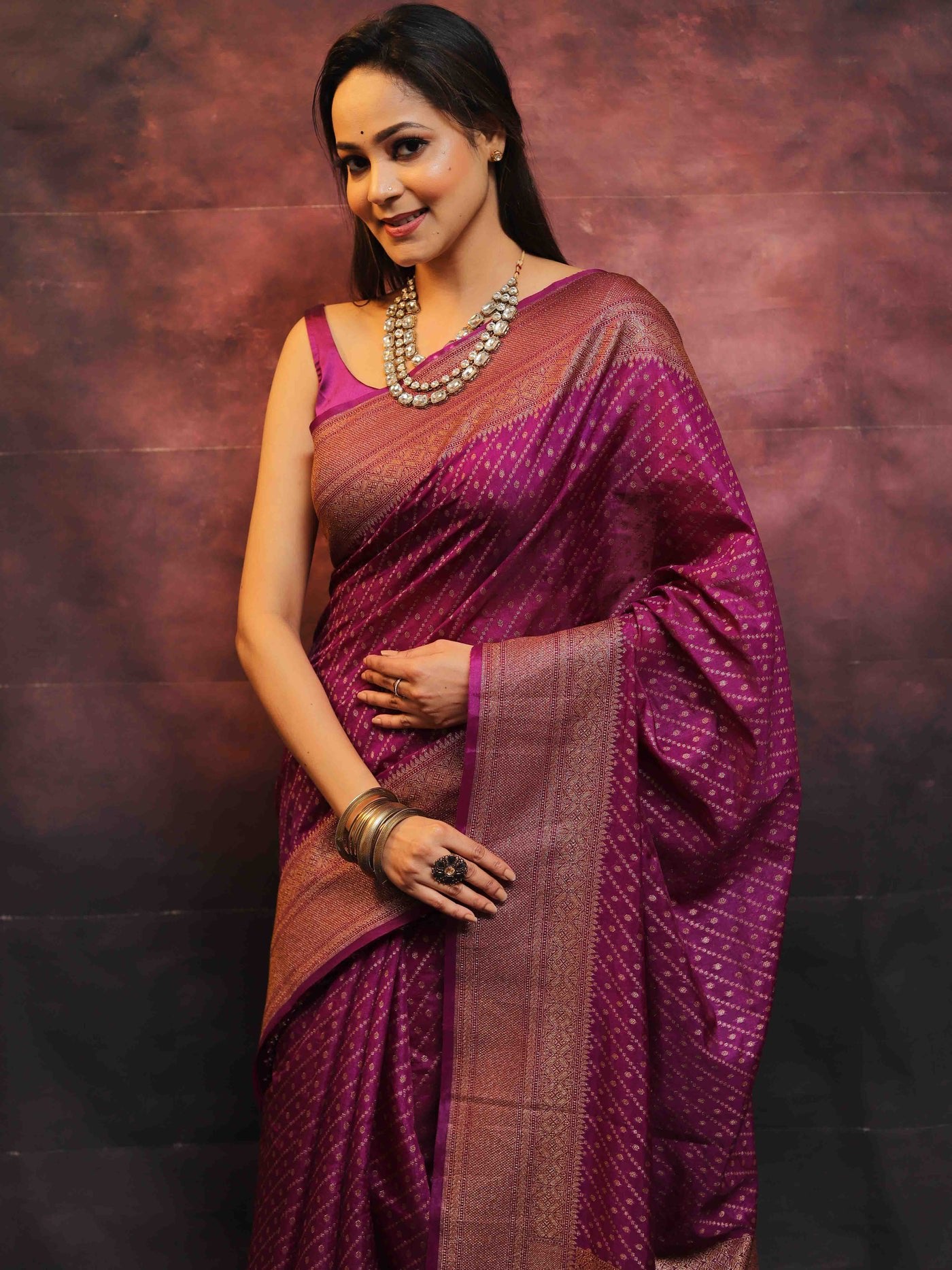 Wedding Wear Traditional Banarasi Soft Silk Saree