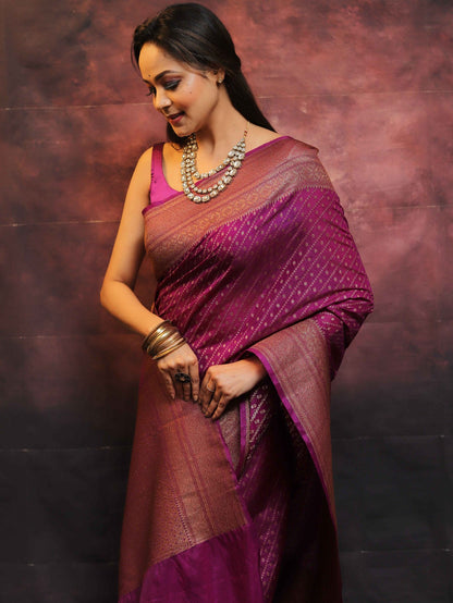 Wedding Wear Traditional Banarasi Soft Silk Saree