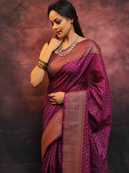 Wedding Wear Traditional Banarasi Soft Silk Saree