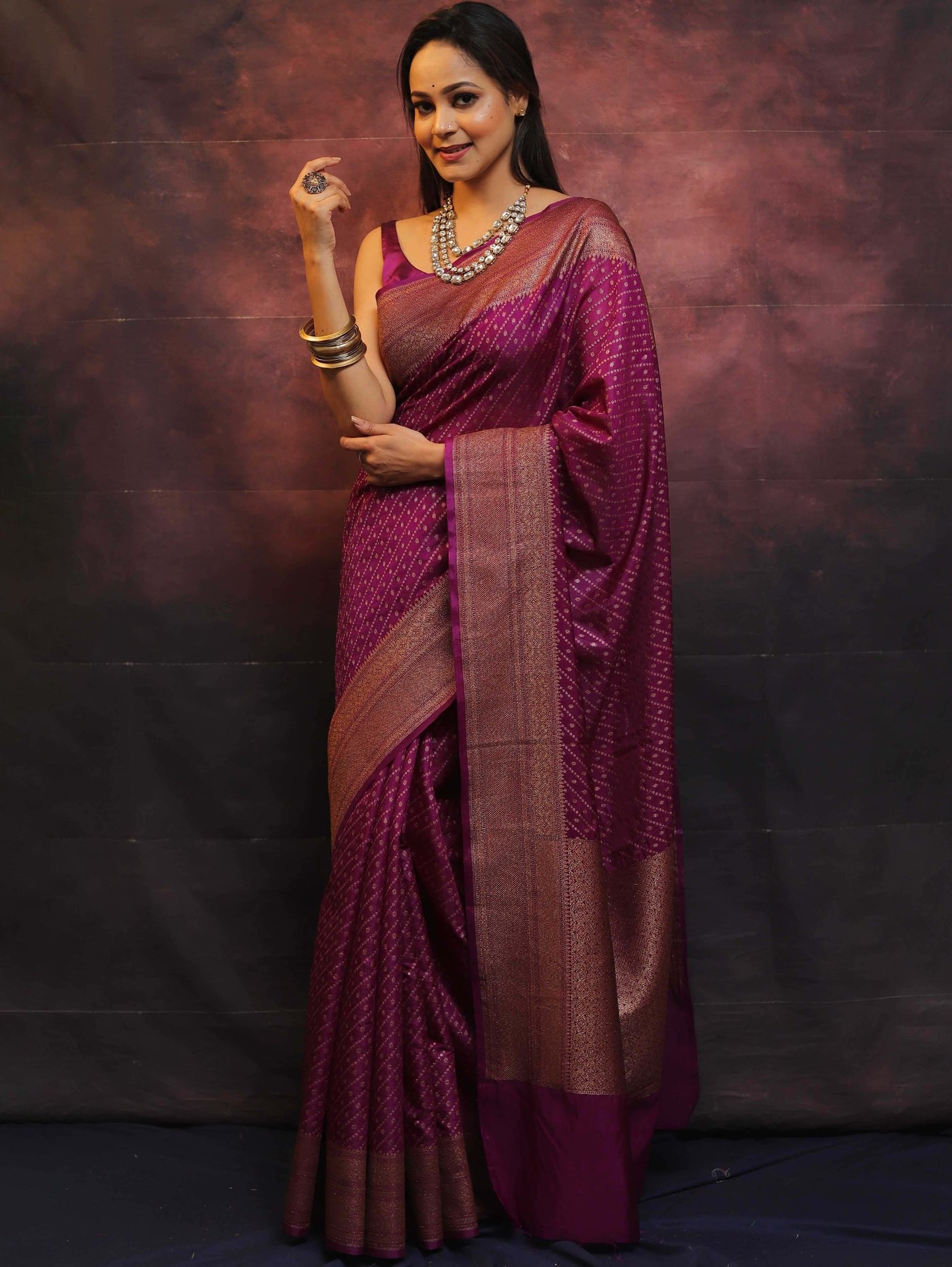 Wedding Wear Traditional Banarasi Soft Silk Saree