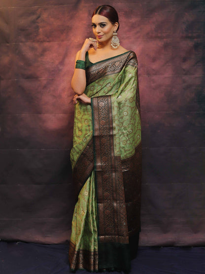 Wedding Wear Traditional Banarasi Soft Silk Saree