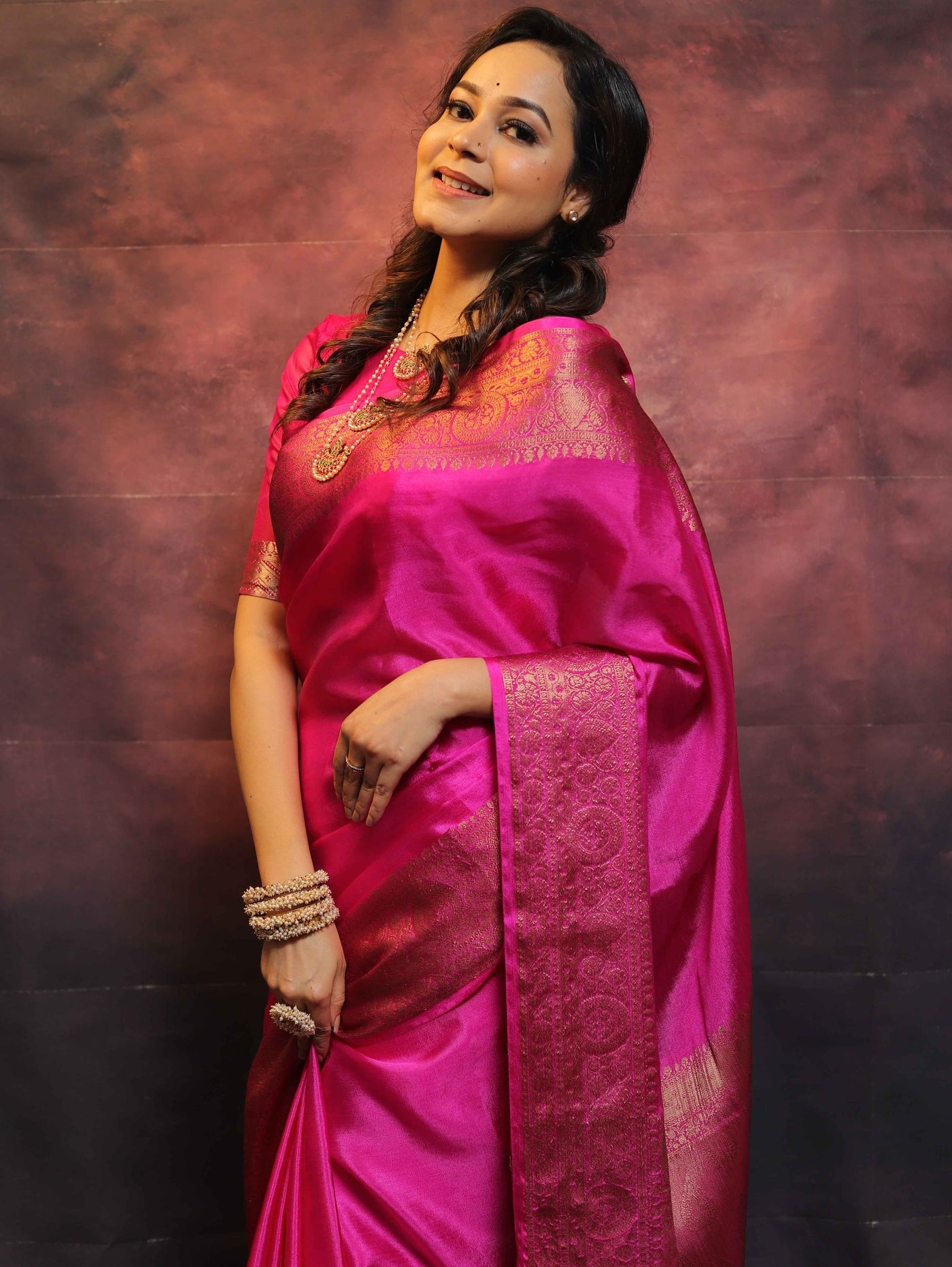 Wedding Wear Traditional Banarasi Soft Silk Saree