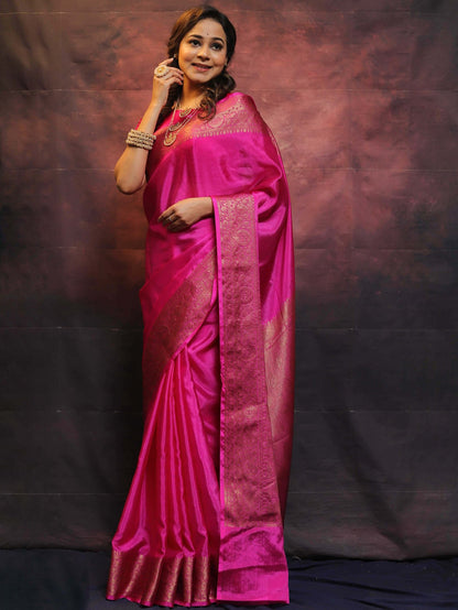 Wedding Wear Traditional Banarasi Soft Silk Saree