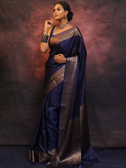 Wedding Wear Traditional Banarasi Soft Silk Saree