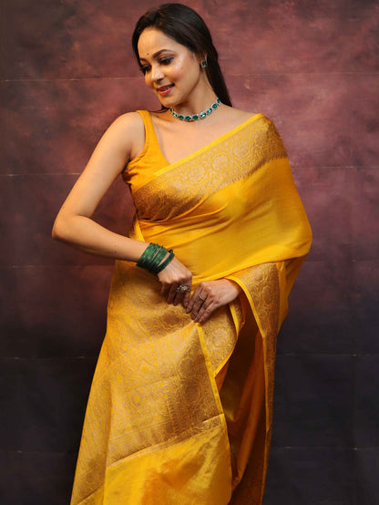 Wedding Wear Traditional Banarasi Soft Silk Saree