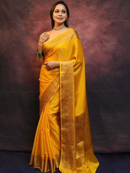 Wedding Wear Traditional Banarasi Soft Silk Saree